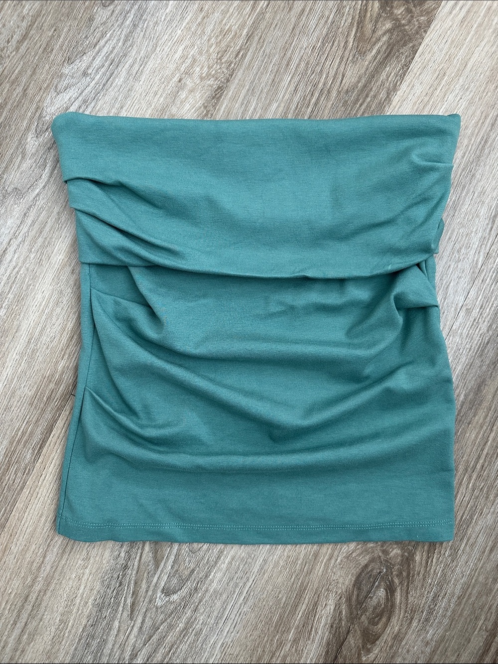 Zara Foldover Strapless Tube Top